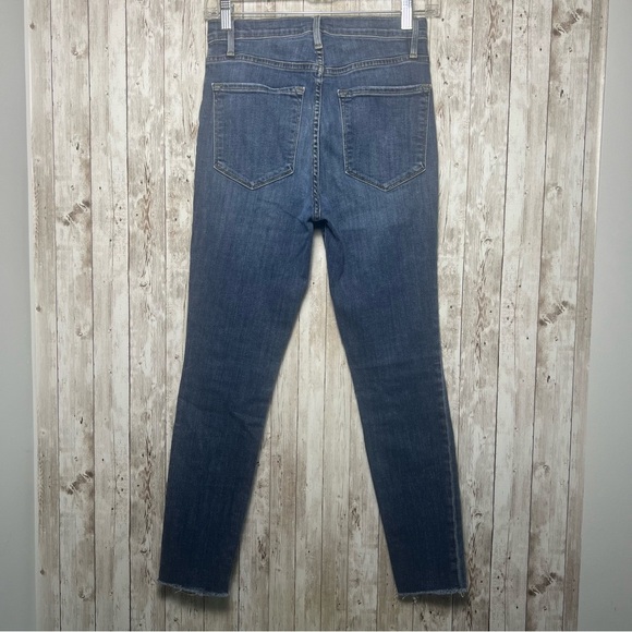 Frame Ali High Rise Cigarette Denim Women's Blue Jeans 26 - Picture 2 of 3